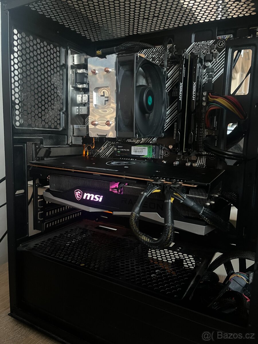 Herní PC Ryzen 7 5700X, MSI RX 6700 XT, 32 GB Ram, 1 TB SSD
