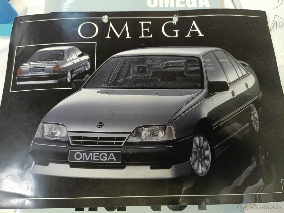 Prodám originální prospekty Opel Omega A