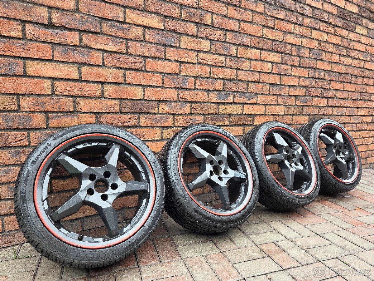 ALU KOLA DOTZ - 5x100 - 17" - 215/40/17 LÉTO