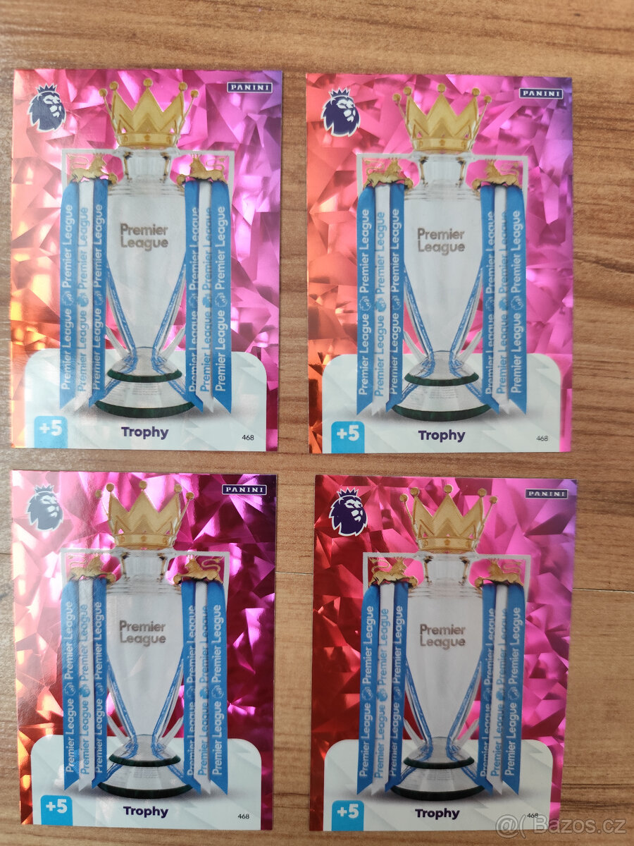 Fotbalové kartičky Premier league 2025 - Trofej