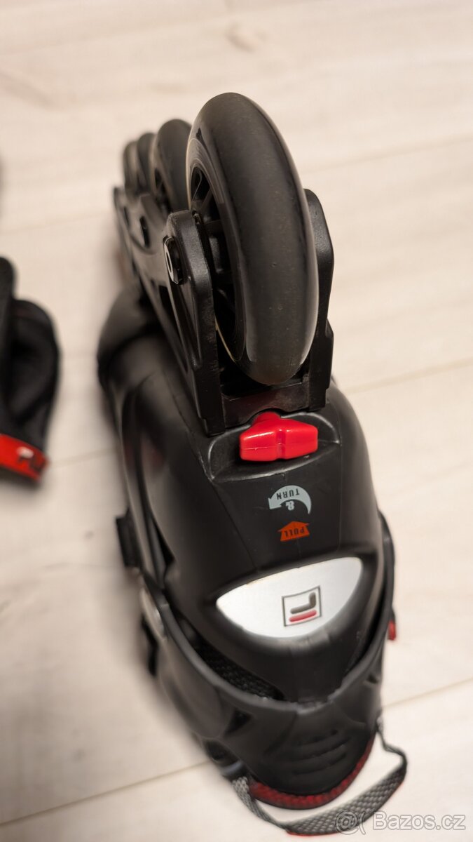 In-line nastavitelné brusle vel. 38-41 FILA