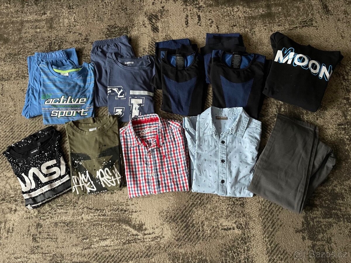 Balík oblečení pro kluka vel. 146-152 (2)