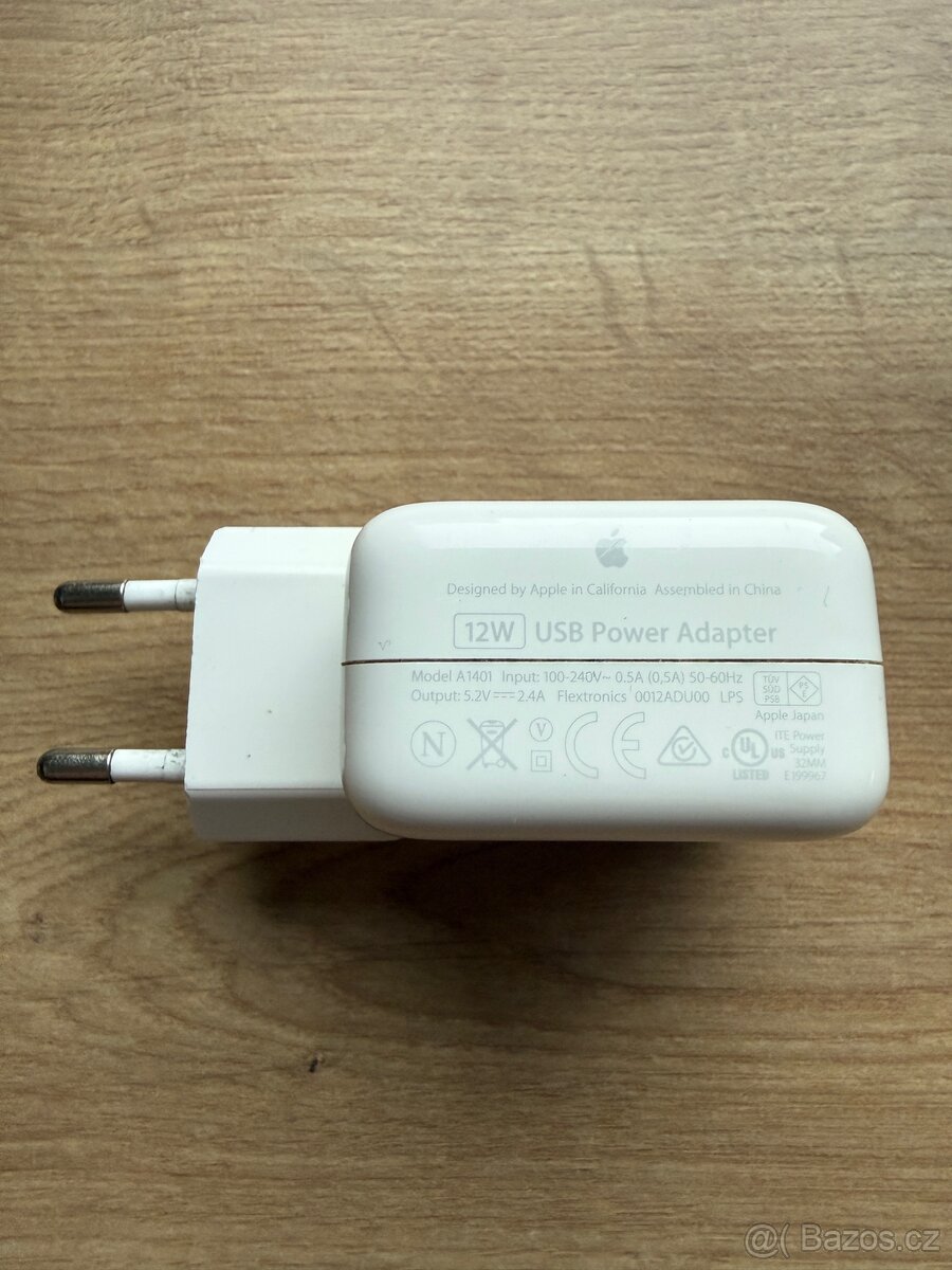 Originální Apple 12W USB Power Adapter (Nabíječka)