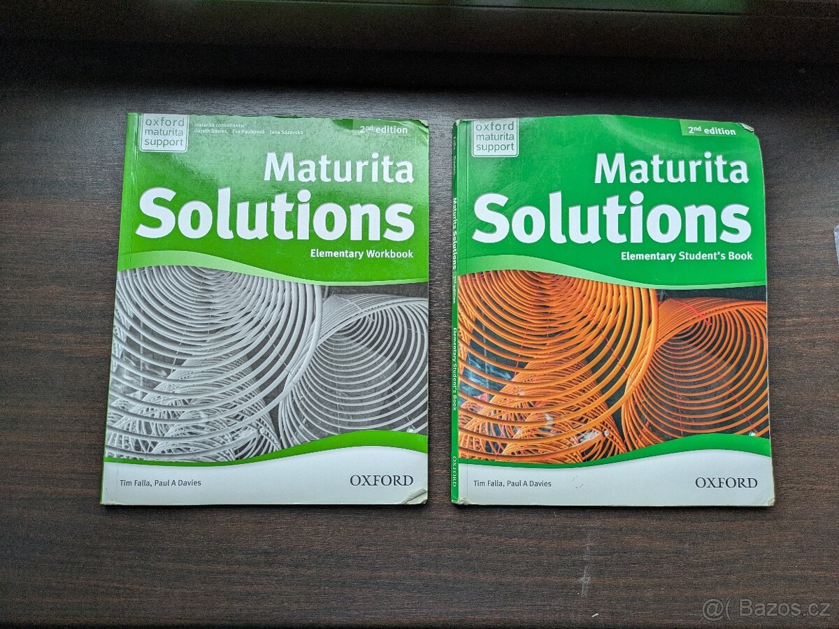 učebnice a PS Maturita Solutions Elementary
