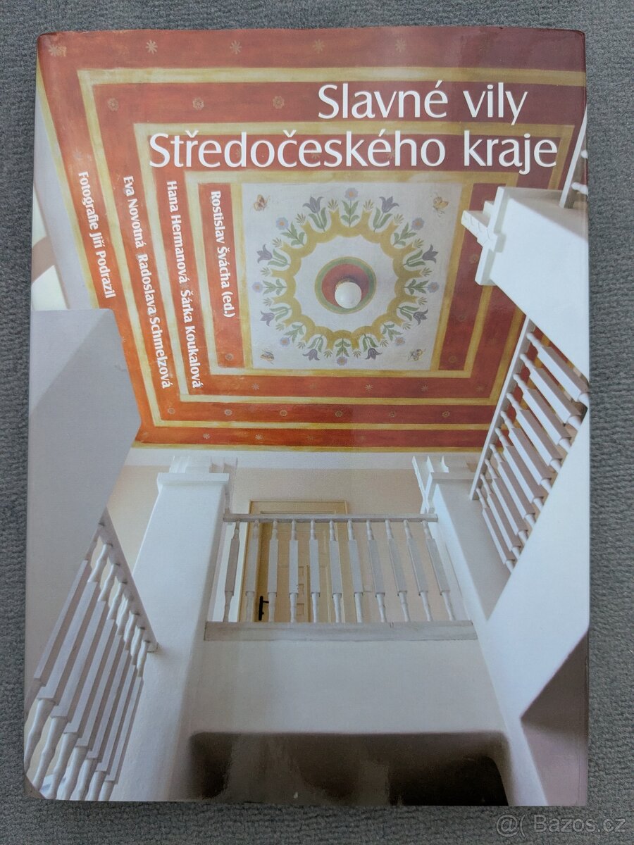 Kniha Slavné vily Středočeského kraje