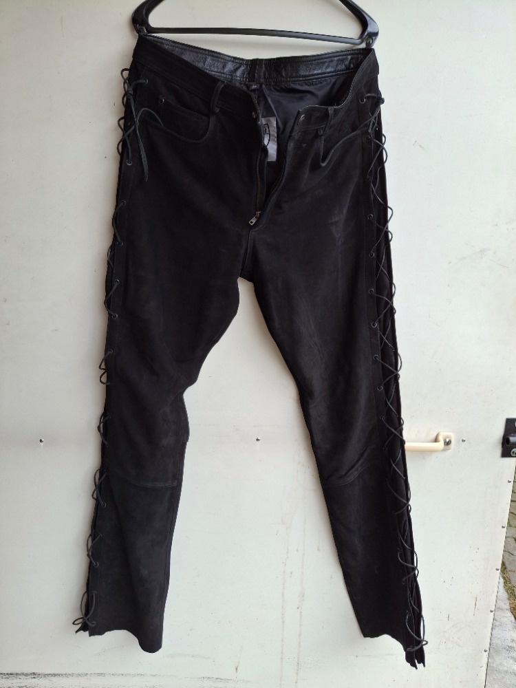 Moto kalhoty kožené