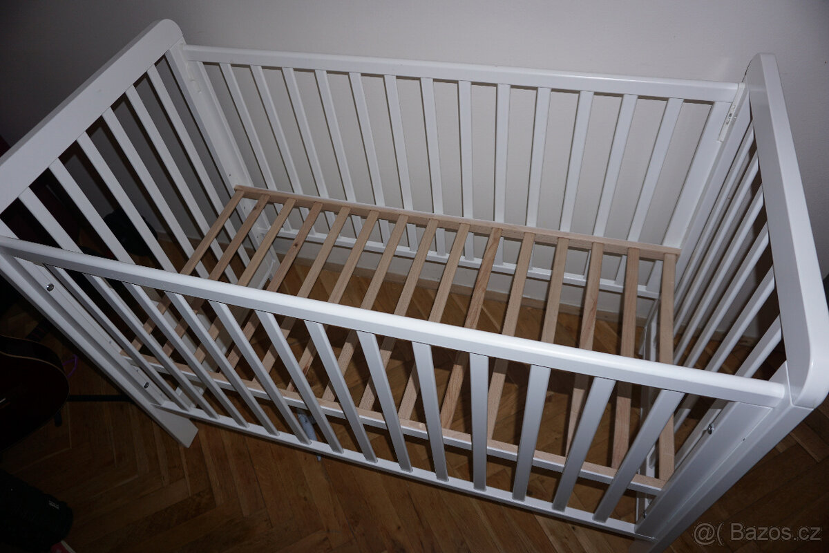 Dětská postýlka Scarlett Vista 120×60 + matrace