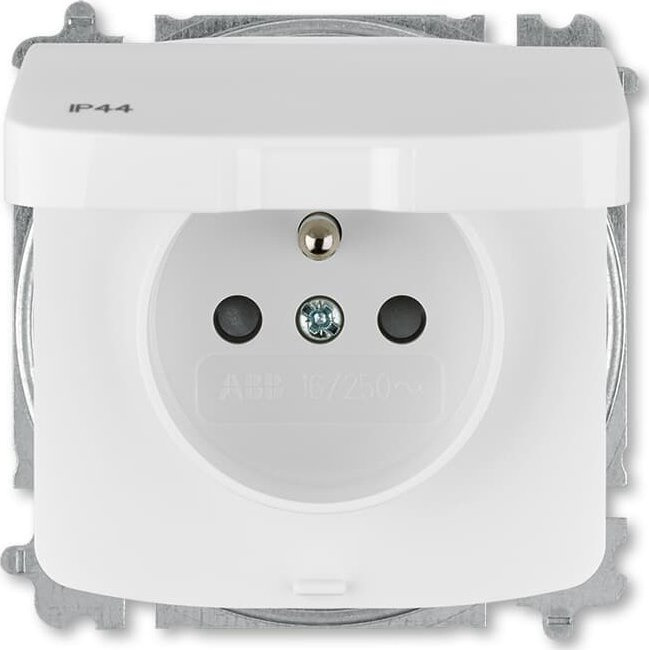 Zásuvka ABB Tango IP44 -bílá- nové