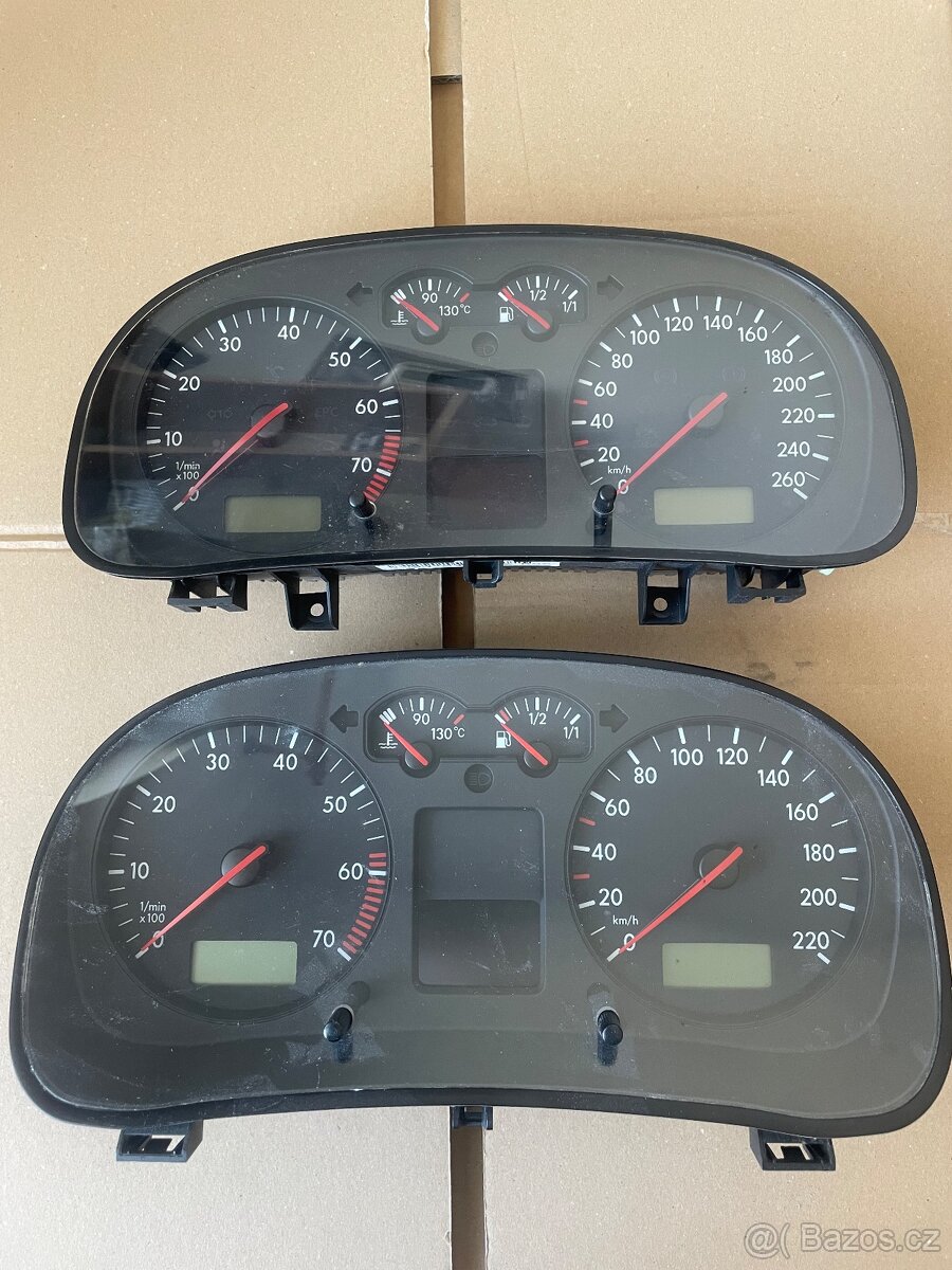 VW golf 4 budíky polodot