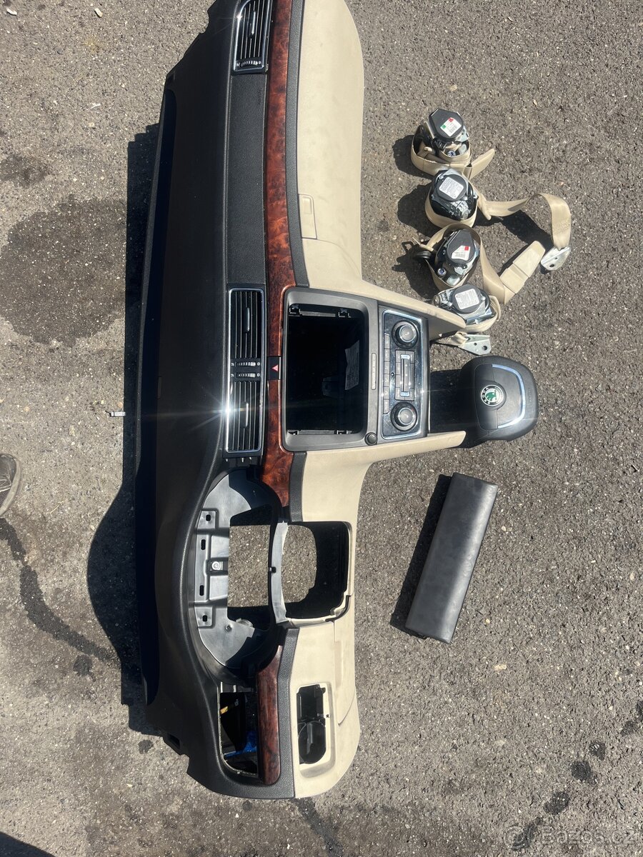 Škoda Superb 2 airbagová sada