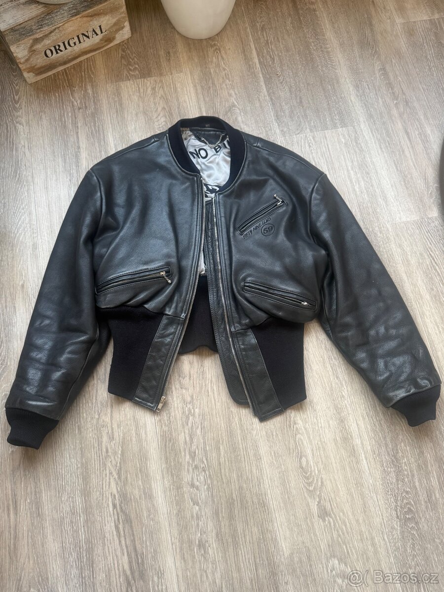 59 kožená bunda, bomber