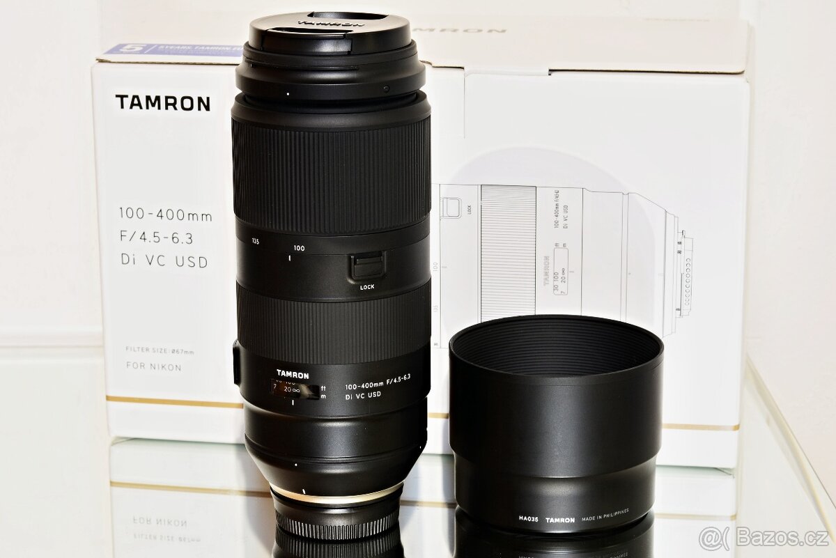Tamron 100-400mm Nikon NEPOUŽITÝ záruka 02/2026