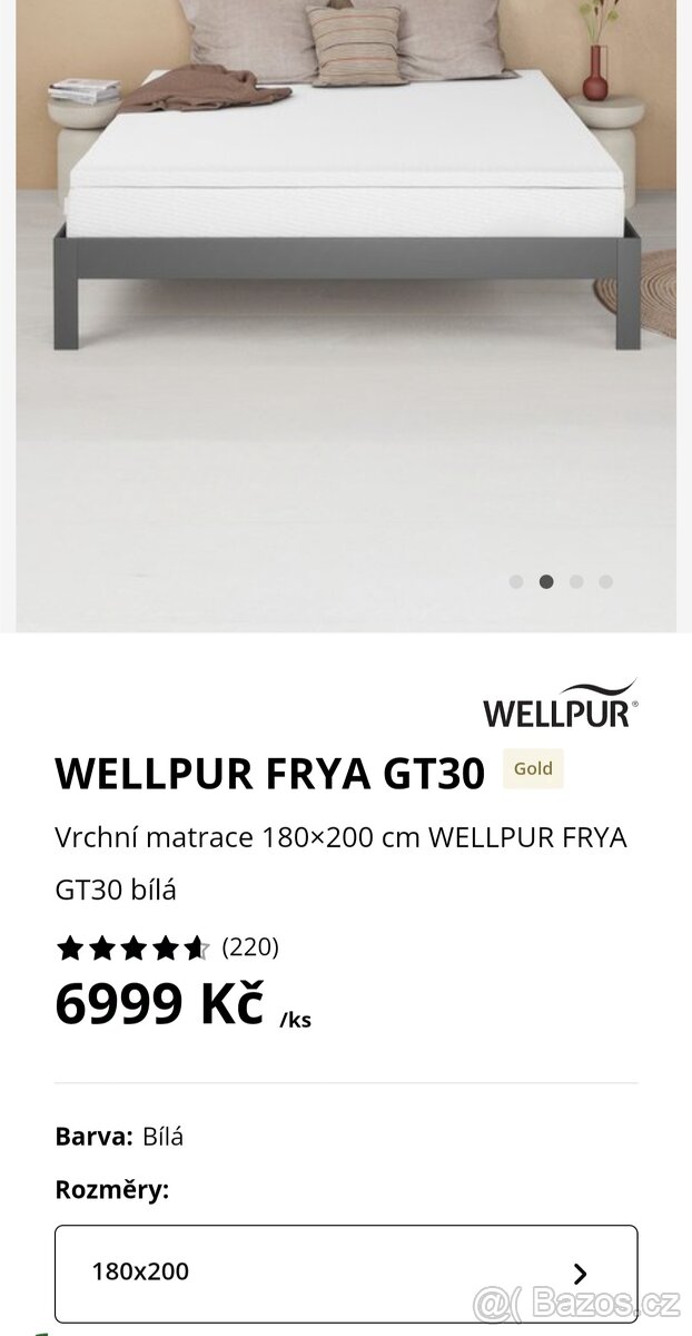 Vrchní matrace