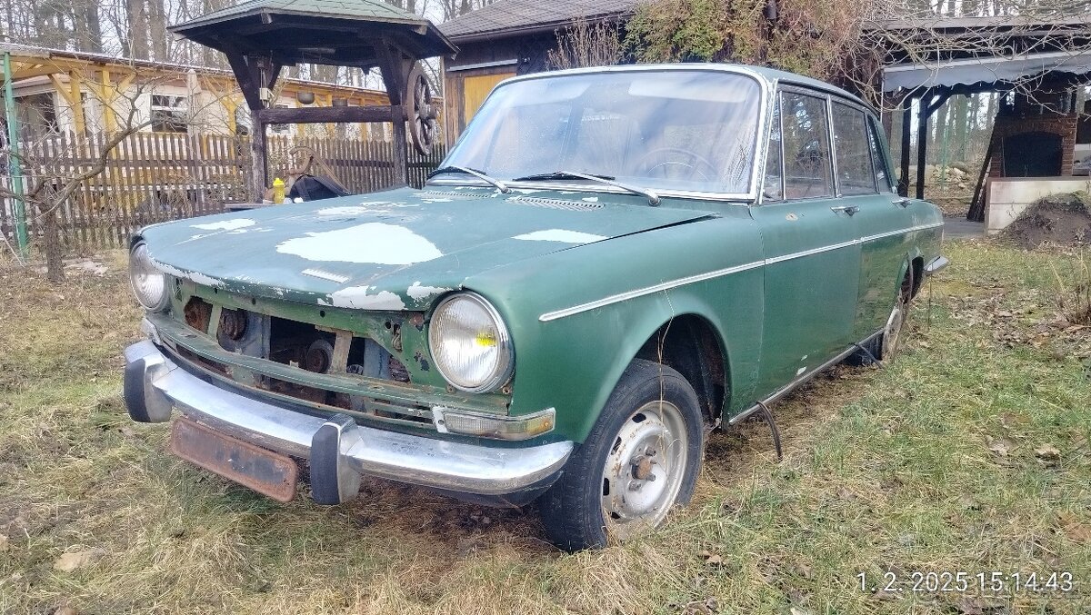 Simca 1301 Special bez dokladů na ND, renovaci