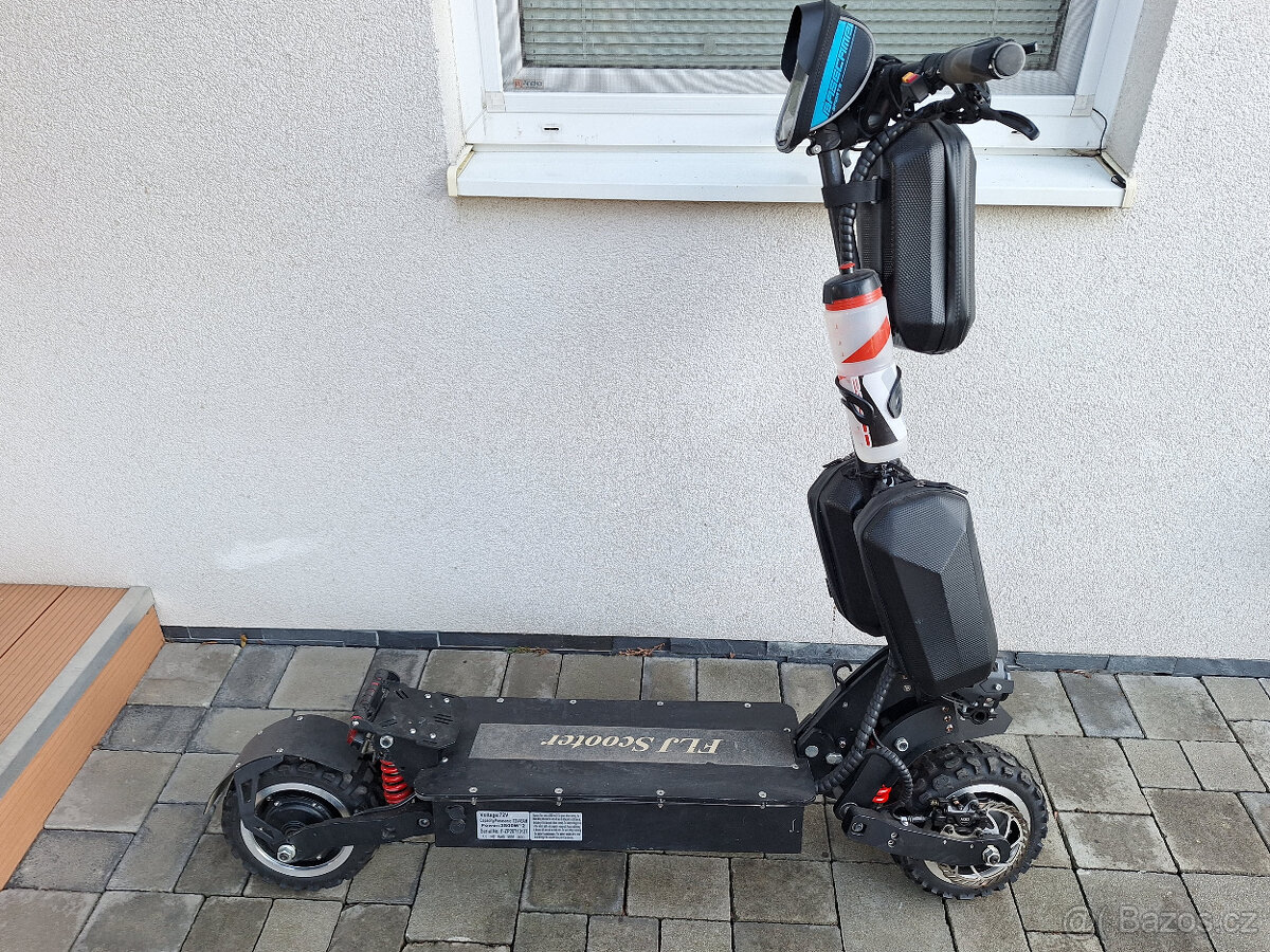 SCOOTER elektrický - DUAL MOTOR vykon 7000W