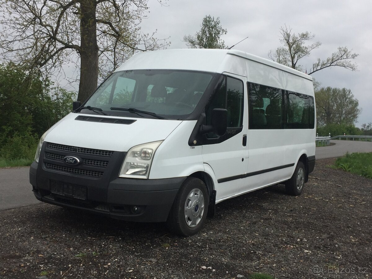 Ford Transit 2.2 TDCi, L3H2, BUS - 9 míst, KLIMA