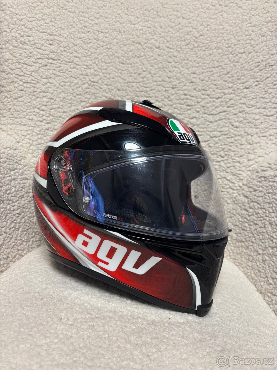 Přilba AGV K 5 S Tempest black/red