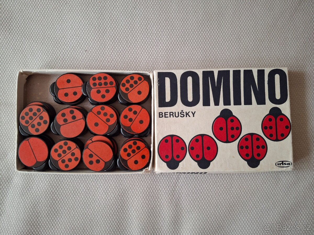 Retro domino berušky