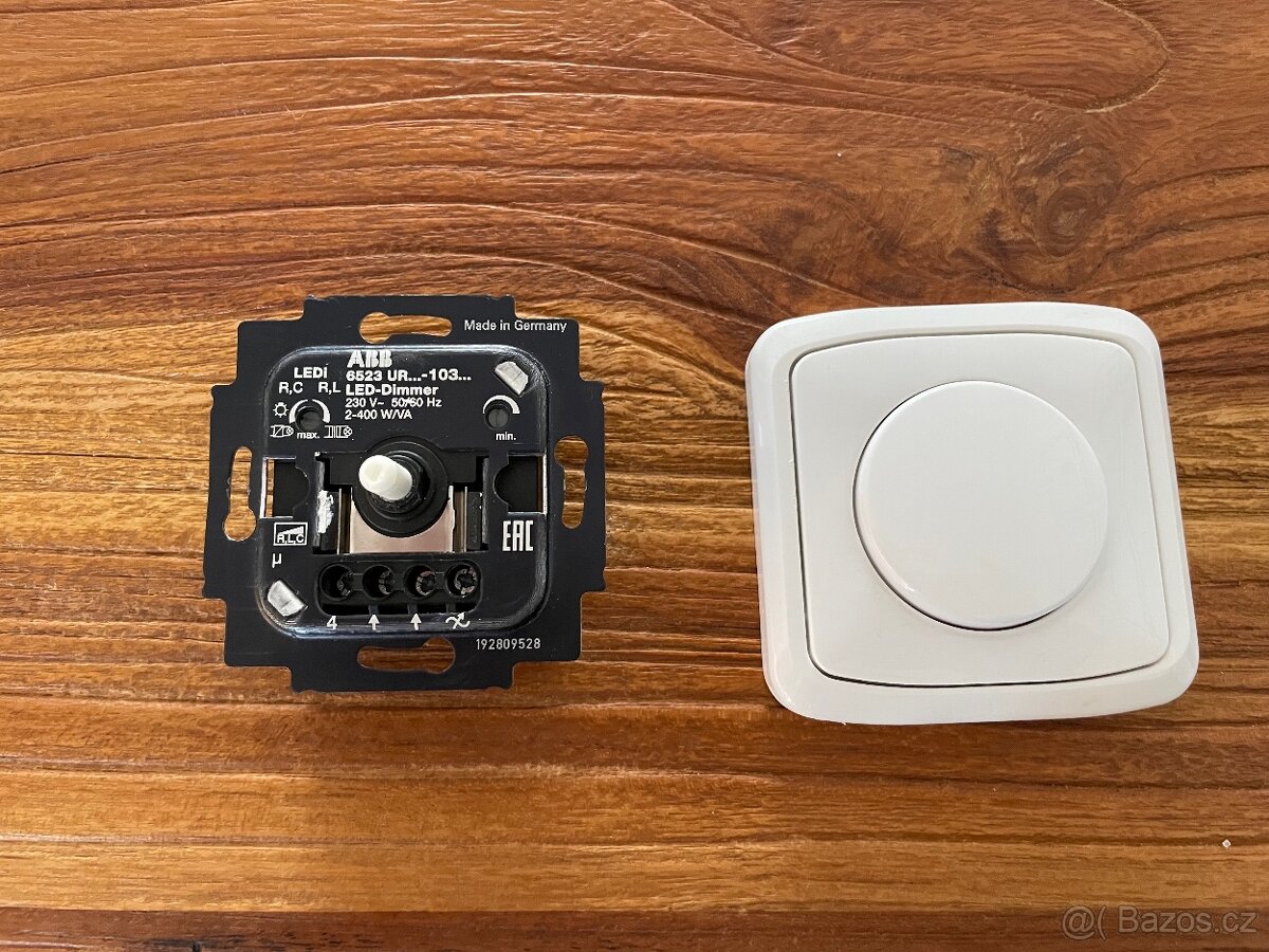 ABB stmívač otočný univerzální i LED 6523 UR-103-500