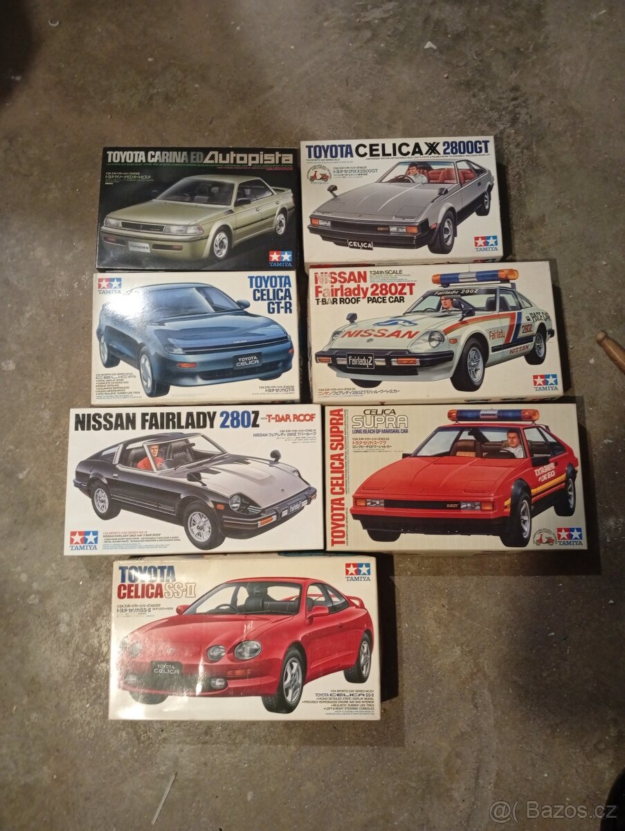 Tamiya 1/24 Toyota, Nissan