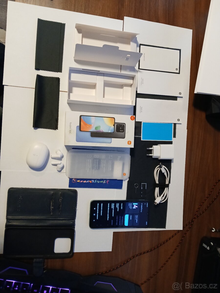 Xiaomi Redmi 10C 4 GB / 64 GB Mint Green – komplet balení