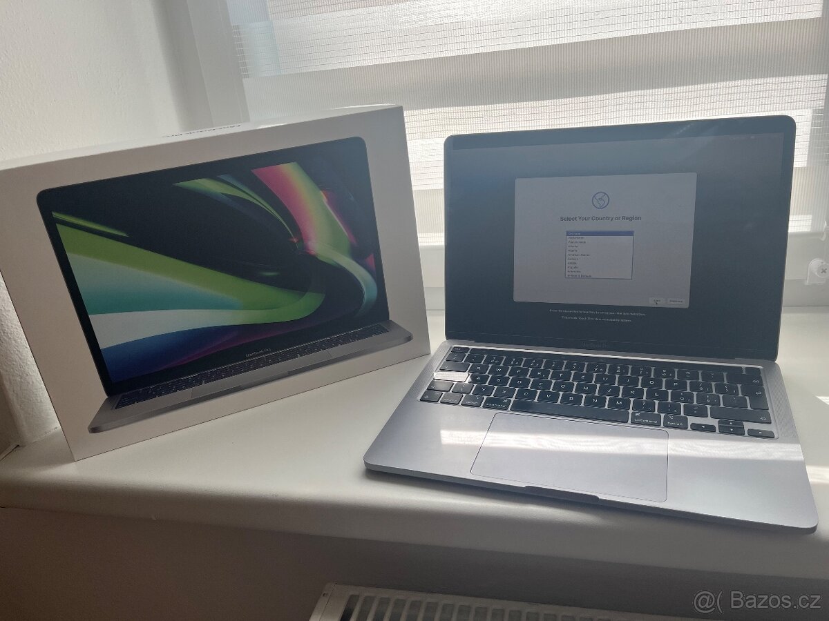 Macbook Pro M1 16GB 512GB Touch bar -bez škrábanců