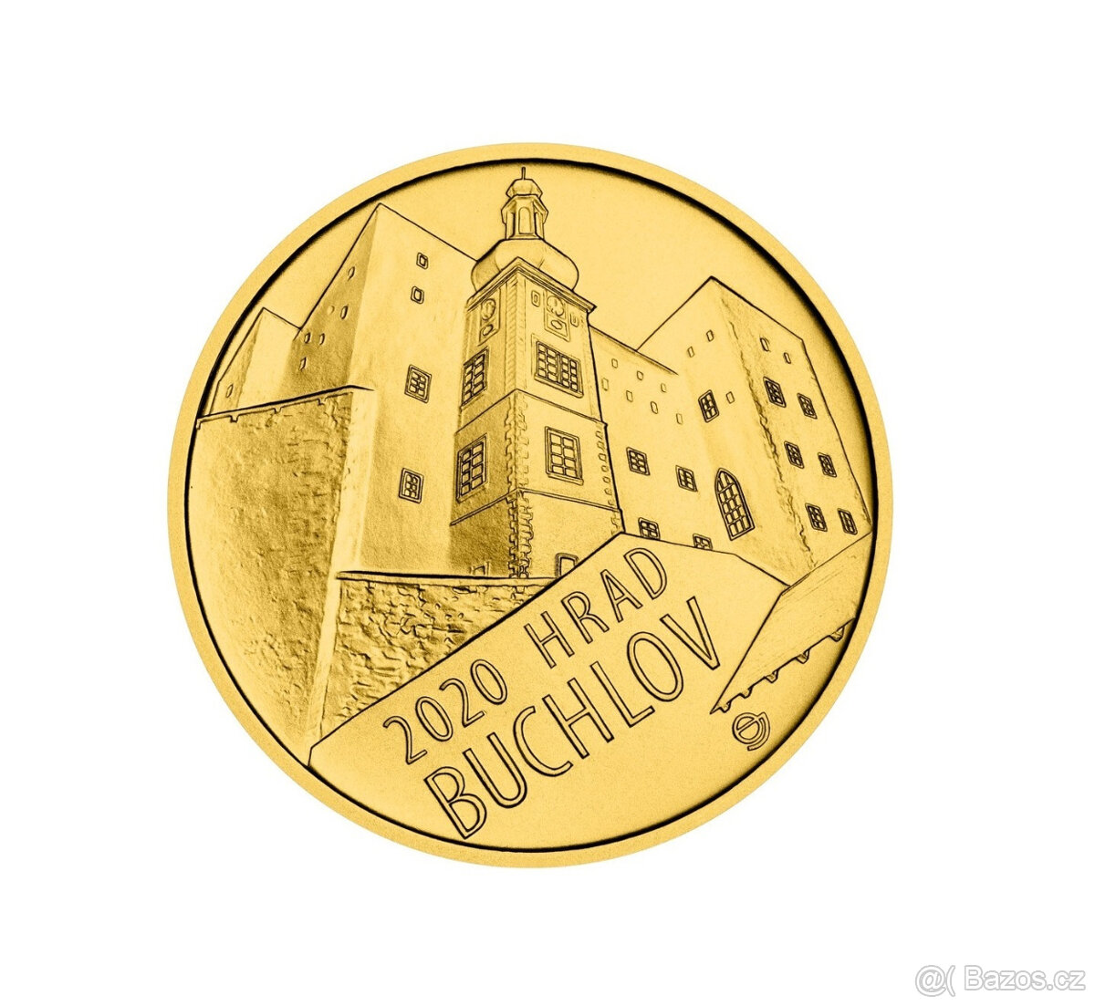 Zlatá mince 1/2 Oz 5000 Kč Hrad Buchlov 2020 Proof