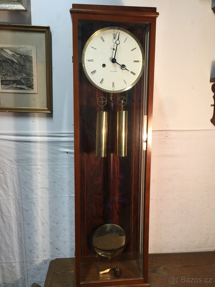 Luxusní nástěnné závažové hodiny Erwin Sattler regulator