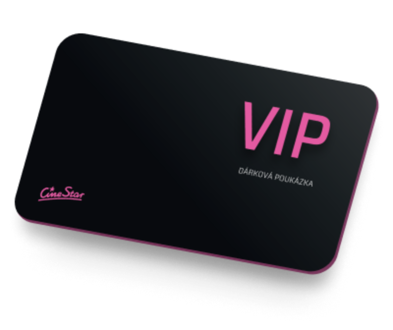 CineStar Dárková Poukázka – VIP – 2 lístky