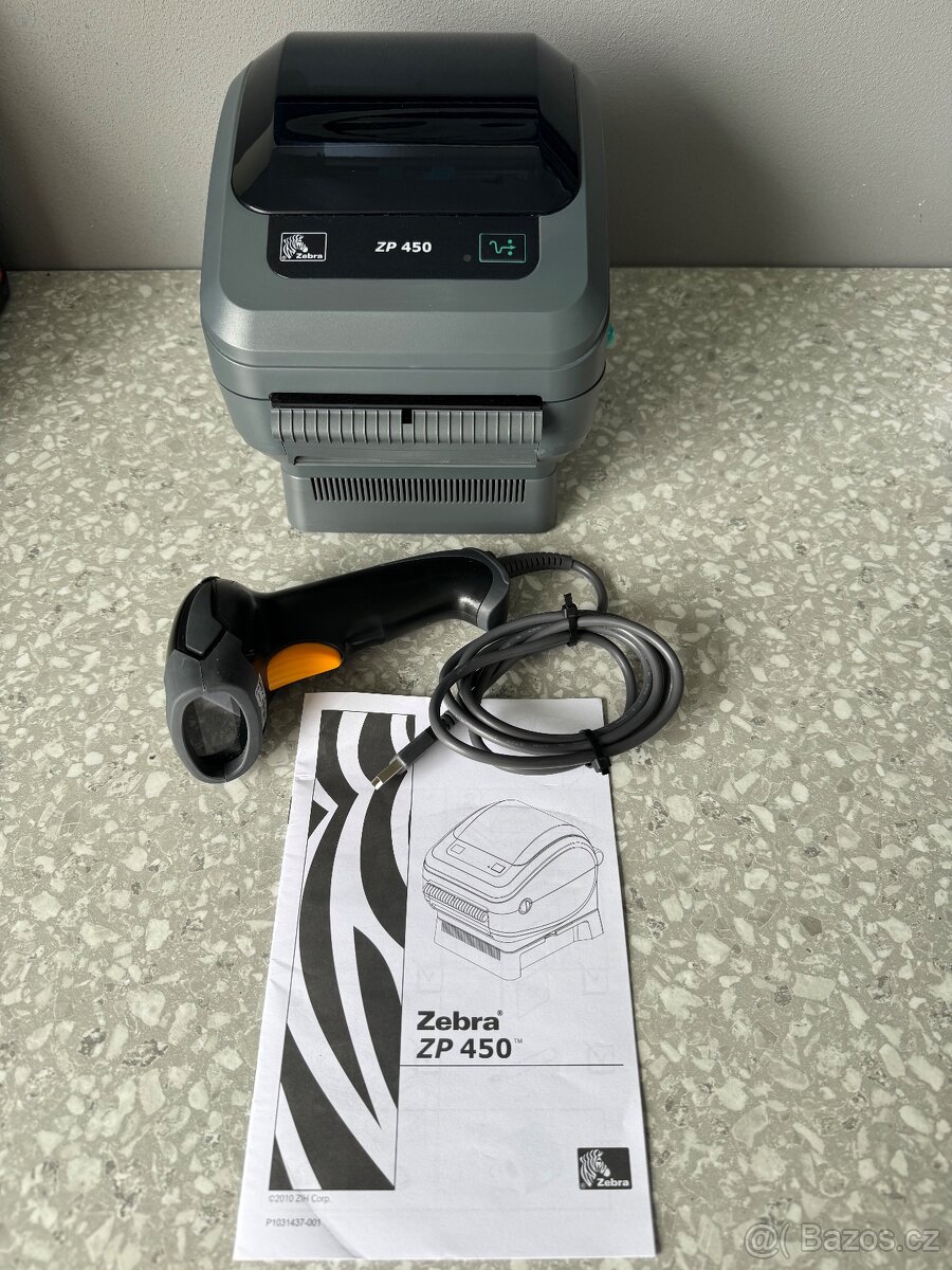 Tiskarna stitku zebra zp450