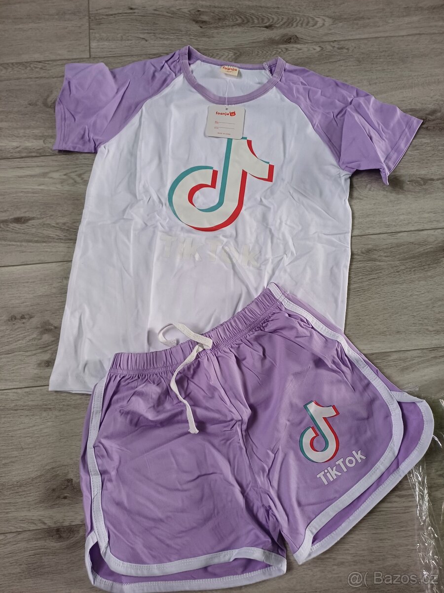 Letní set triko a kraťasy Tik Tok, vel 150