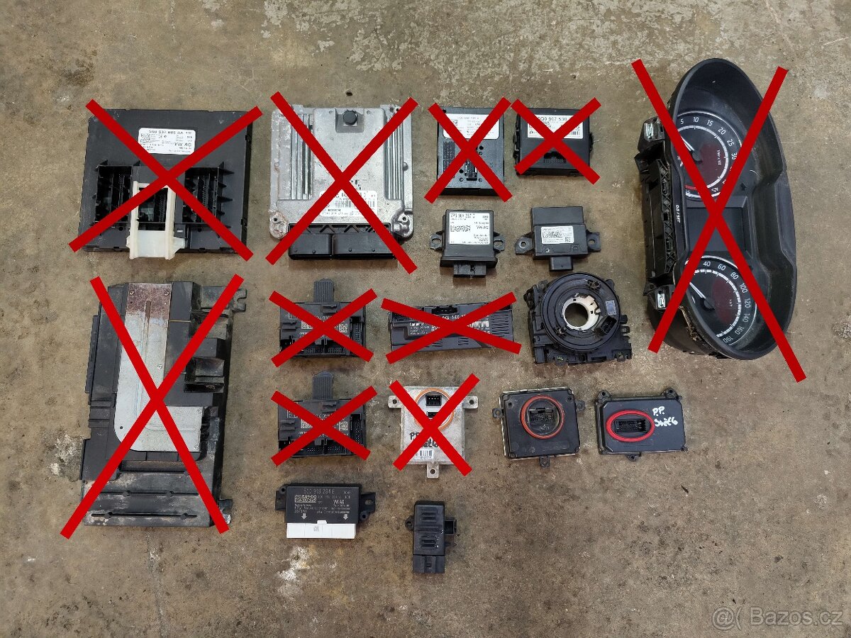 Elektronické díly Octavia III