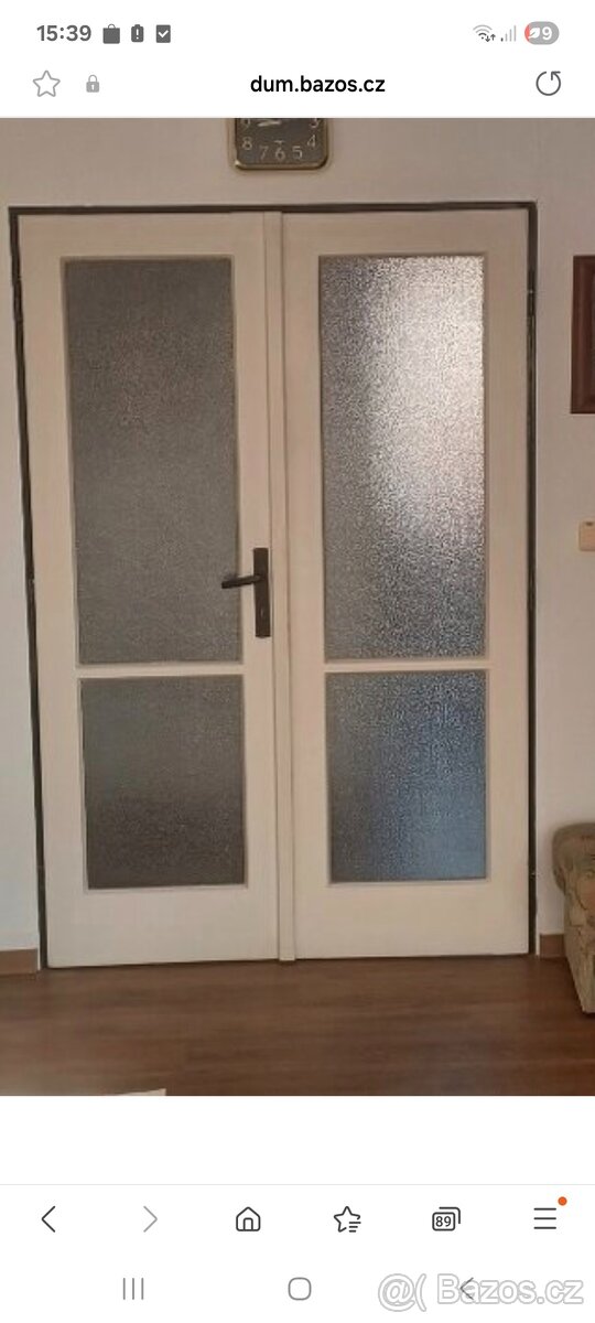 Interierove dvoukřídlé dveře