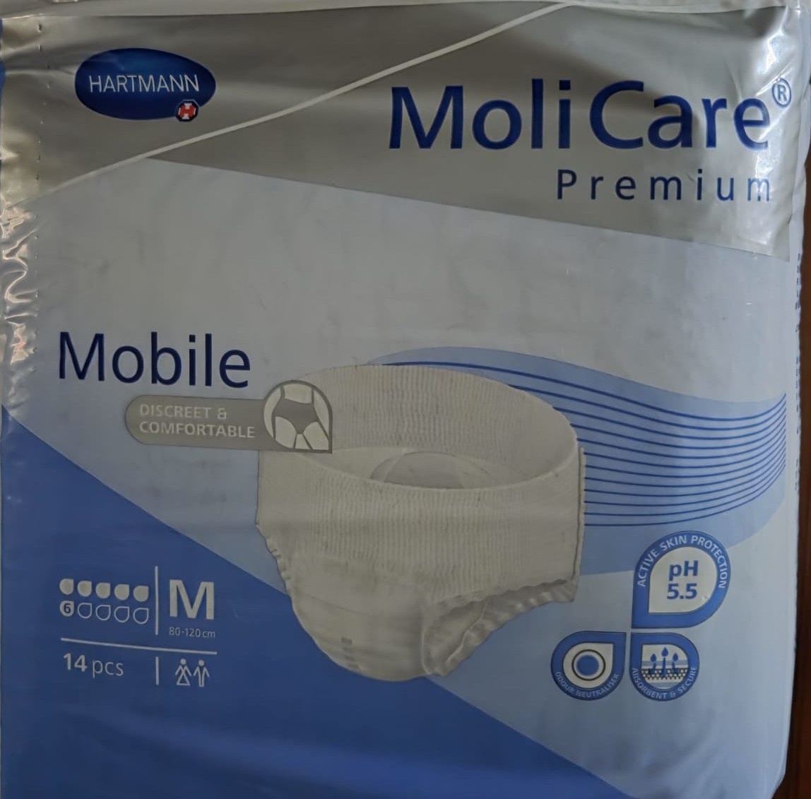 Inkontinenčí pleny pro dospělé, velikost M