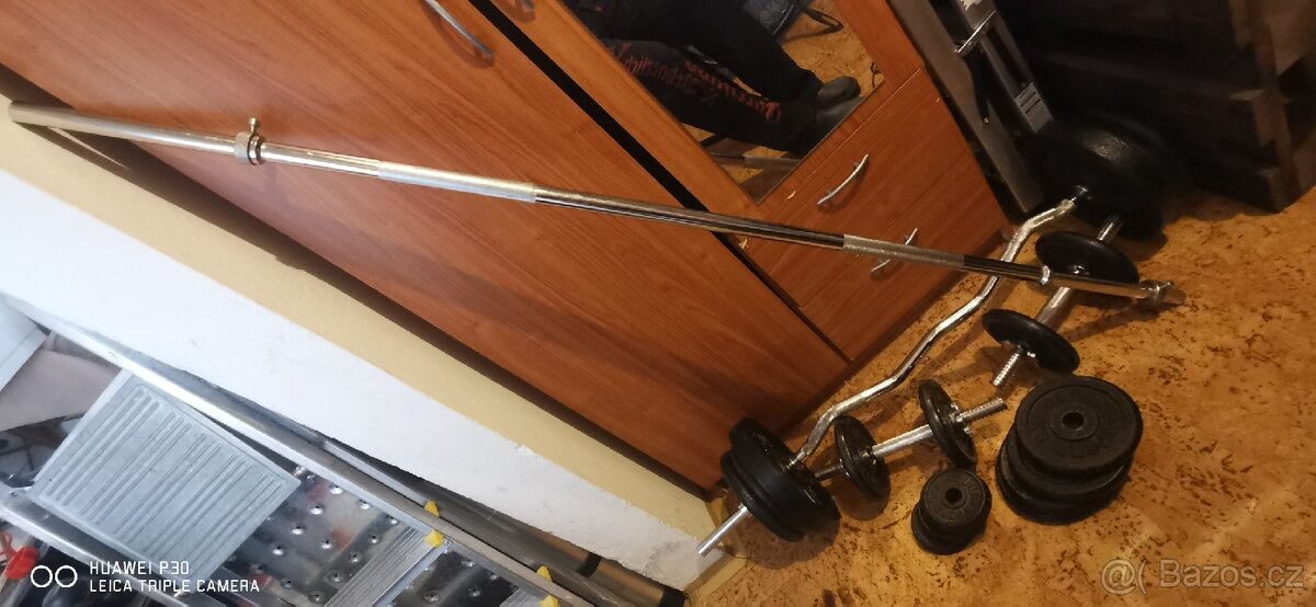 Sada činek a závaží