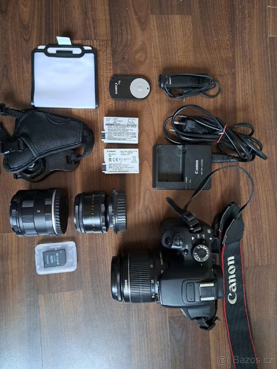 CANON EOS 650D s příslušenstvím, pěkná
