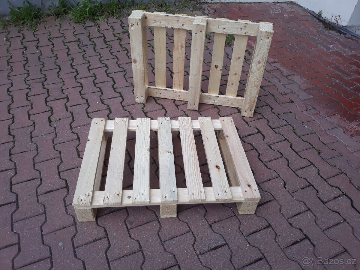 Palety standard 1/2, 80x57cm. Nové