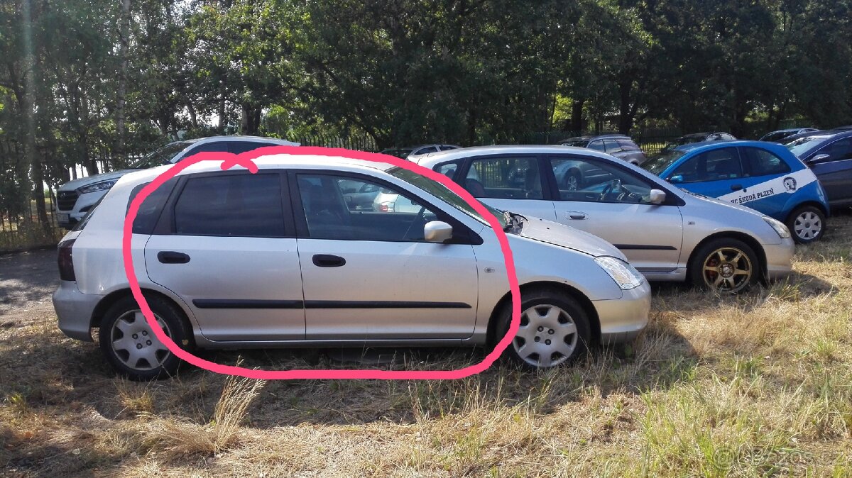 Civic 7g 5dver 3x dvere