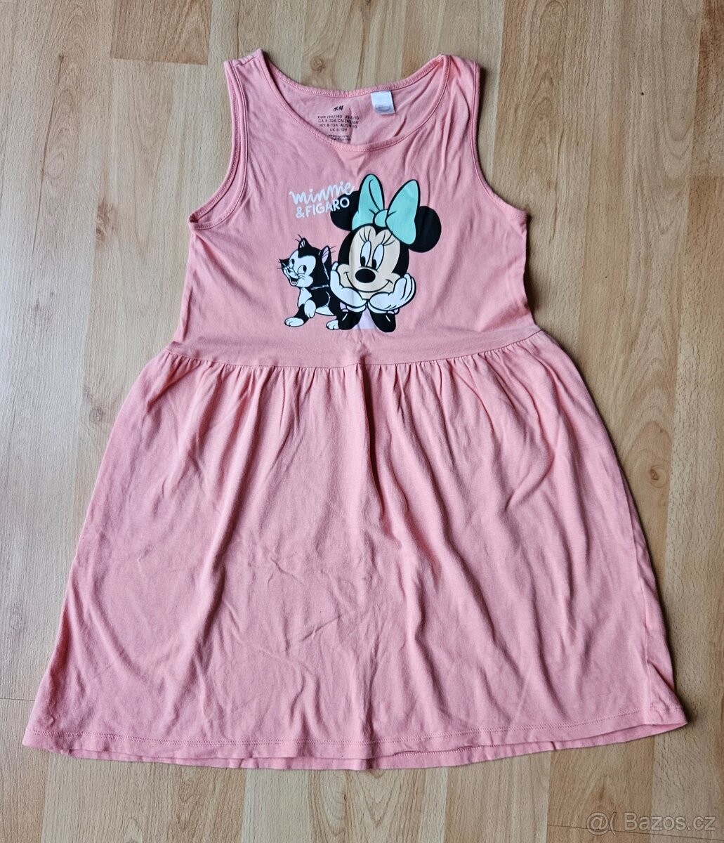 Dívčí letní šaty s Minnie C&A - vel.134/140