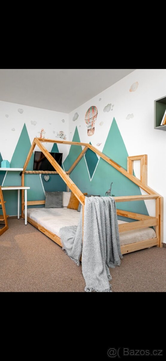 Domečková postel 120x200