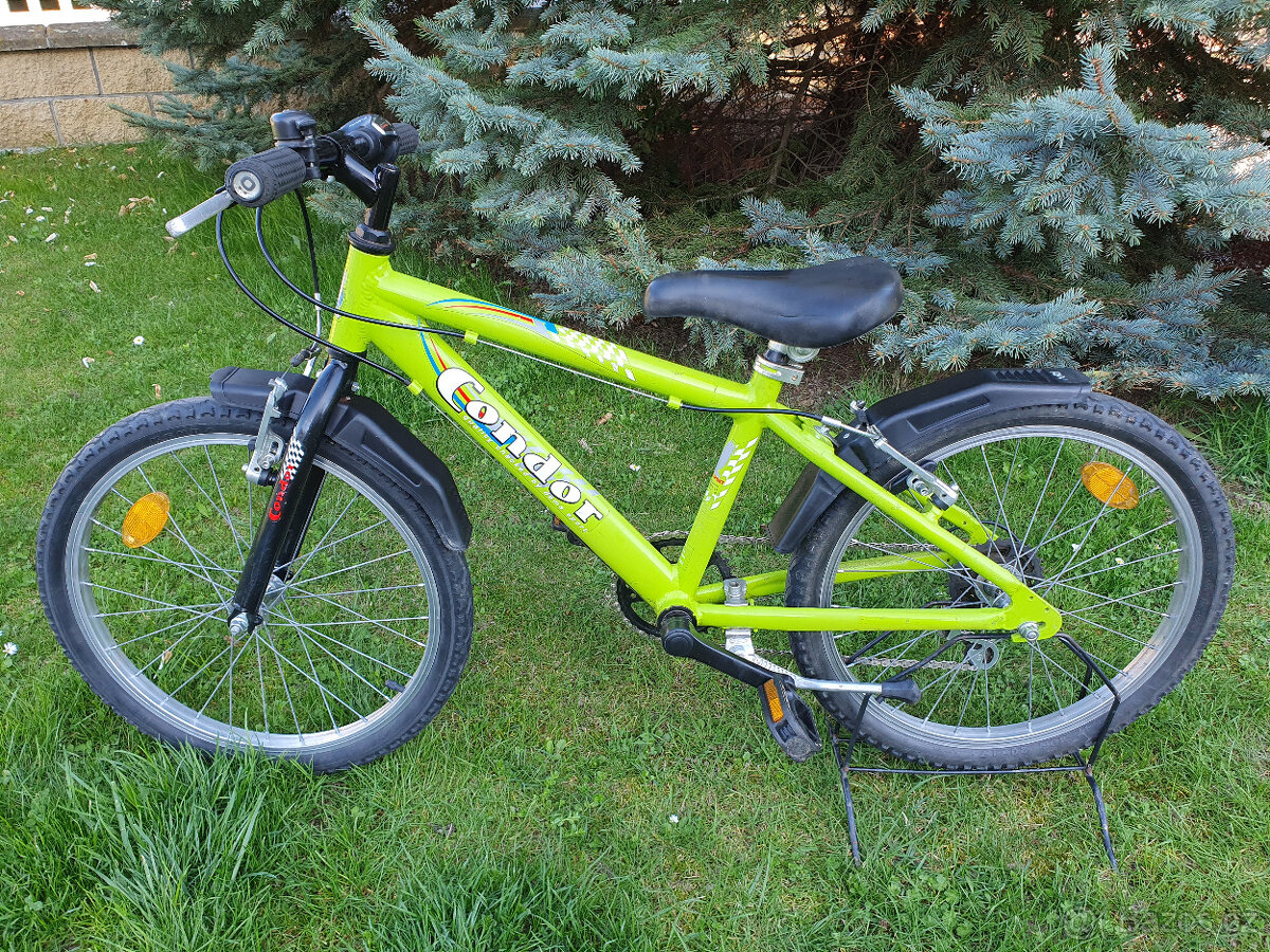 Dětské 20" horské hliníkové kolo CONDOR, rám 10" od 110 cm