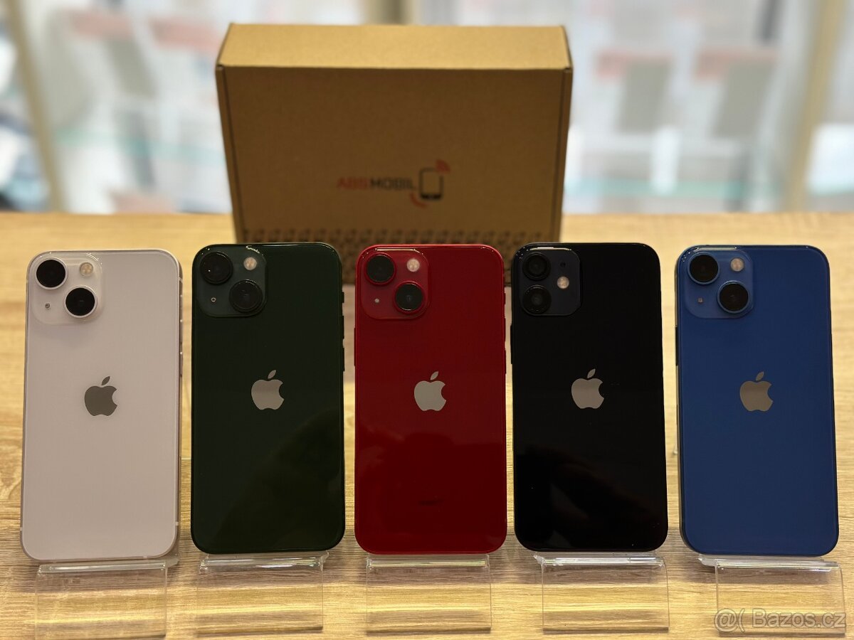 Apple iPhone 13 Mini 128 GB / ZÁRUKA 24 MĚSÍCŮ / TOP