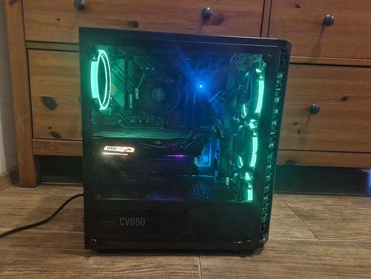 Herní PC+monitor GTX 1660 SUPER