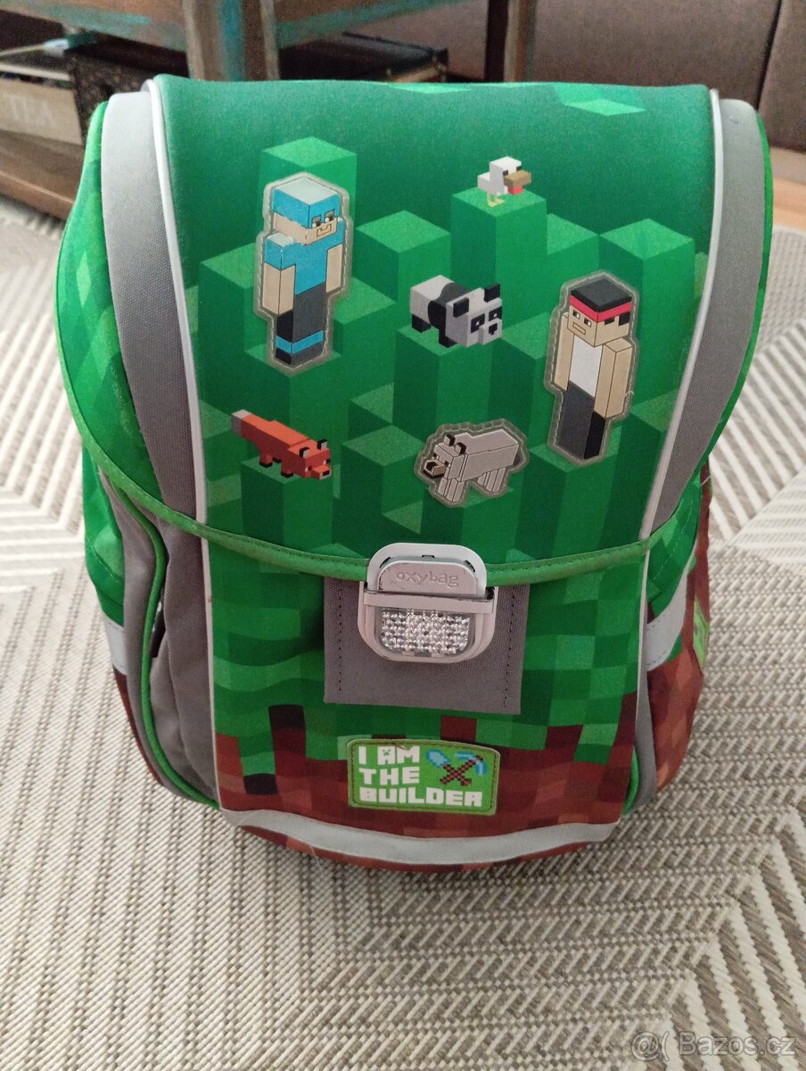 Dětský školní batoh - aktovka Oxybag Minecraft