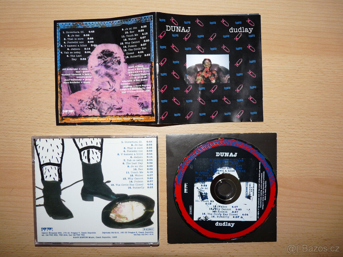 prodám CD DUNAJ-Dudlay 1993 Bonton 1st PRESS BEZ IFPI RARITA