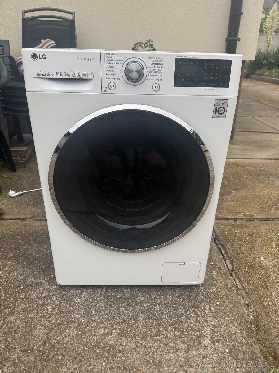 Lg pračka se sušičkou 10,5kg/7kg,1400 ot.moznost odvozu
