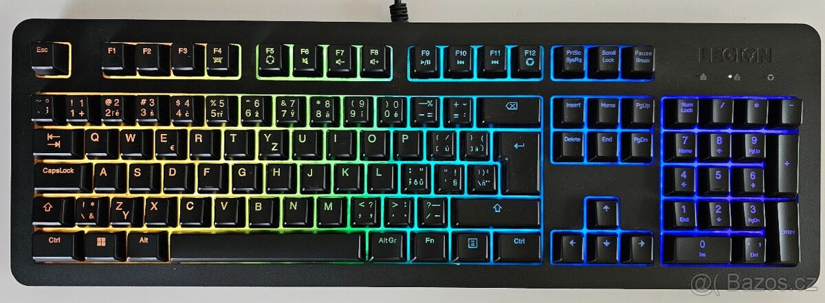 Podsvícená klávesnice Lenovo K300 RGB