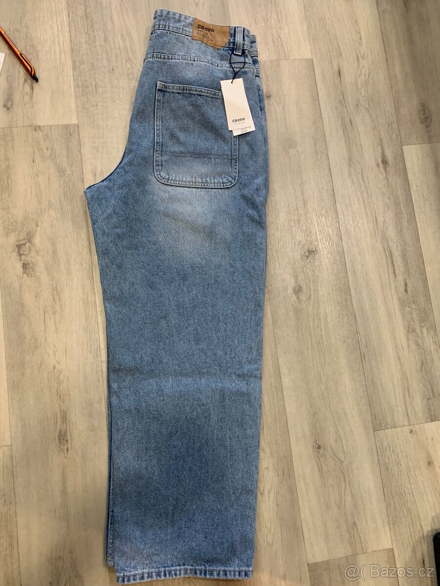 Super baggy Cropp, vel. W32-L32, NOVÉ