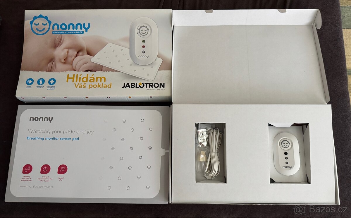 Minitor dechu Jablotron Nanny BM-02
