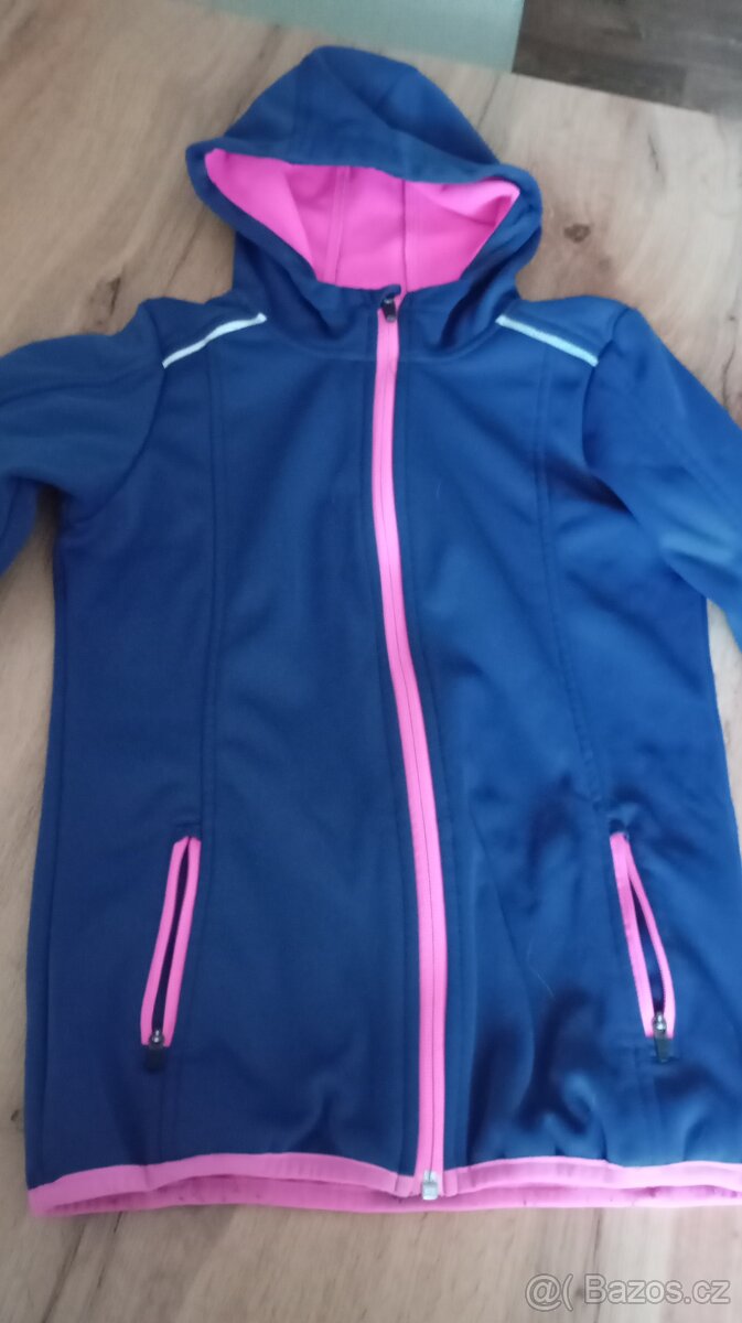 Dívčí softshellová bunda, vel. 134/140